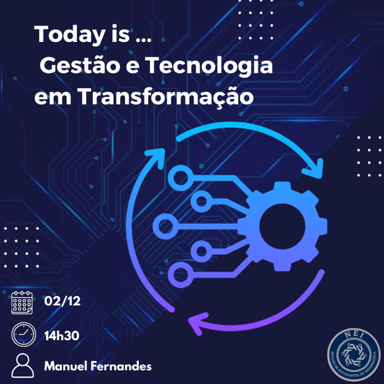 Palestra | Today is… Gestão e Tecnologia em Transformação